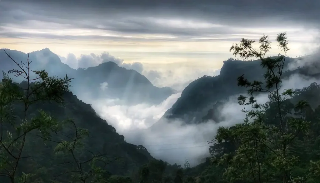 Mandu becomes a dreamy monsoon escape with mist-covered ruins, lush valleys, and scenic hilltop views.