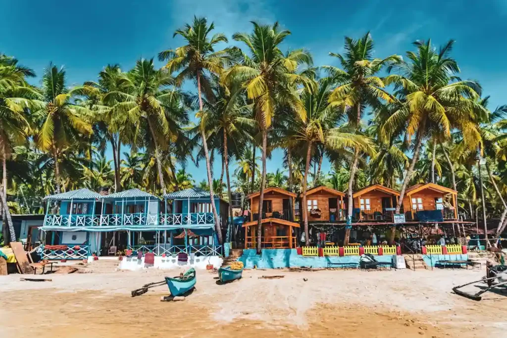 Goa beach during monsoon season, one of the best places to visit in India in June for a quiet trip
