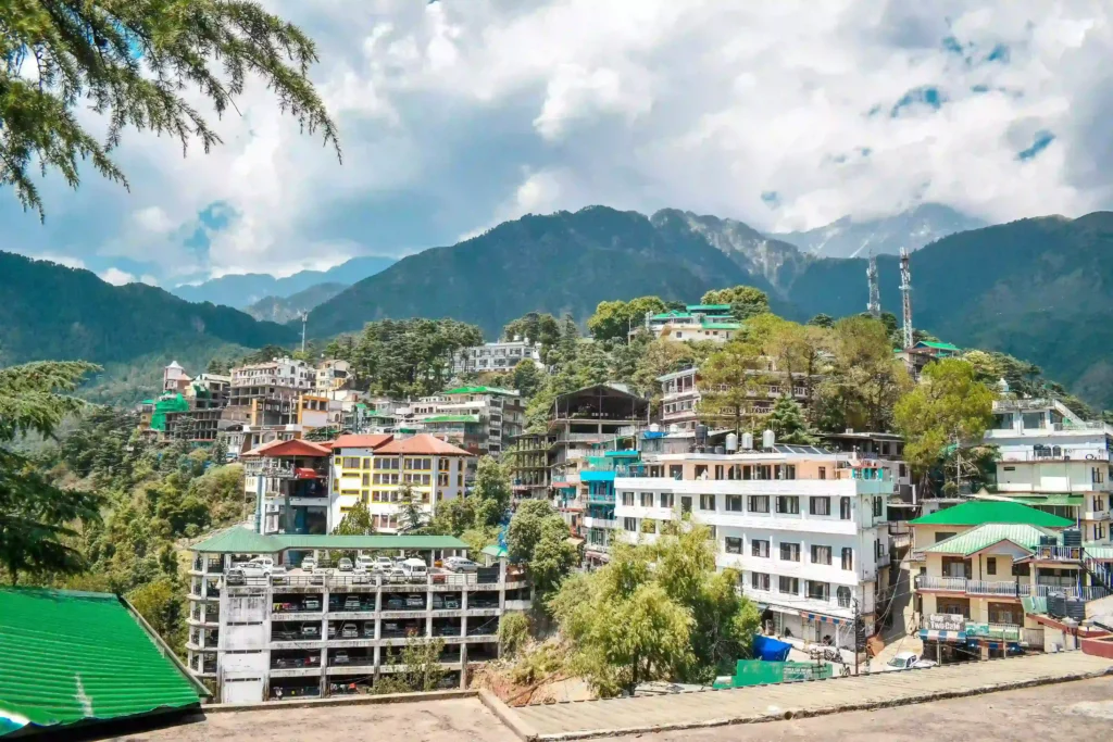 McLeod Ganj hill town in Himachal Pradesh, one of the best places to visit in India in June with friends
