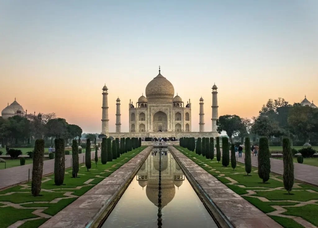Taj Mahal in Agra, one of the most famous tourist places in India